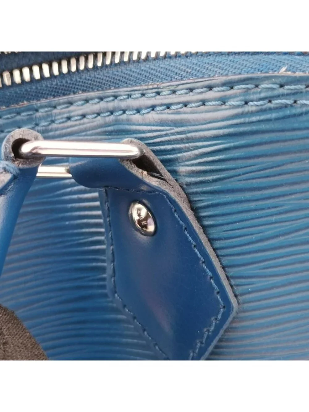 Louis Vuitton Alma PM Toledo Blue Epi Handbag